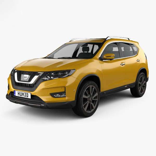 Nissan X Trail 17 3d Model Turbosquid