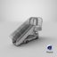 airstair tld abs-580 covered 3D model