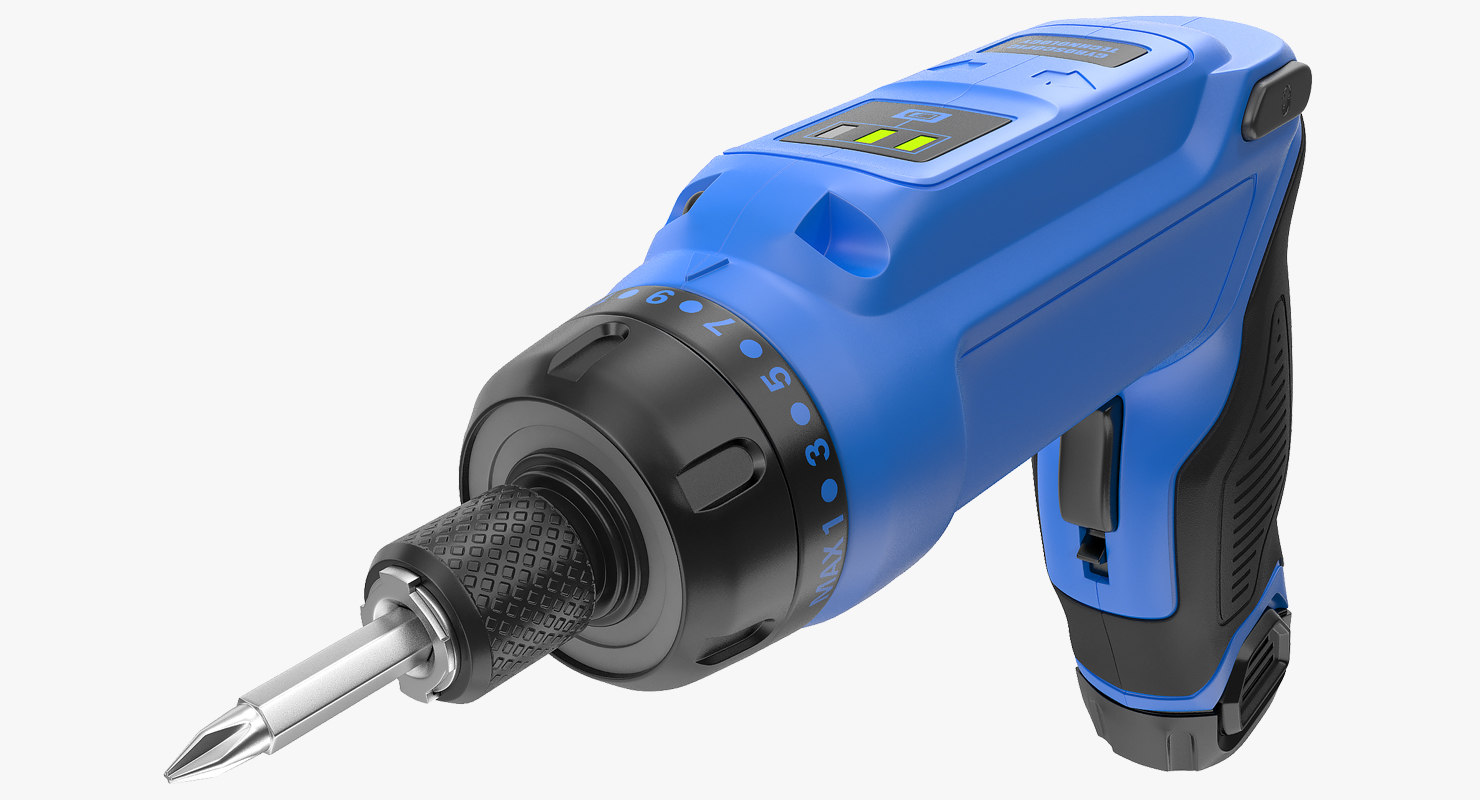 Gyroscopic screwdriver generic screws 3D model TurboSquid 1398409