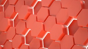Hexagon Red Animation