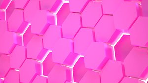 Hexagon Pink Animation