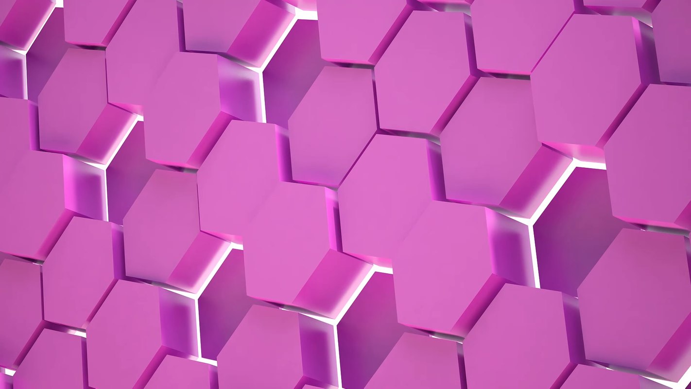 purple hexagon pop it