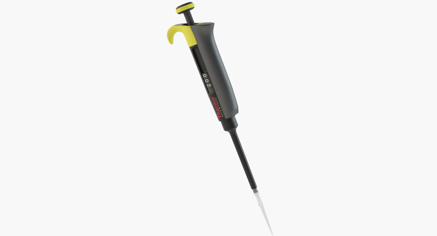 Pipette thermo model TurboSquid 1398619