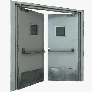 hospital doors 3D model