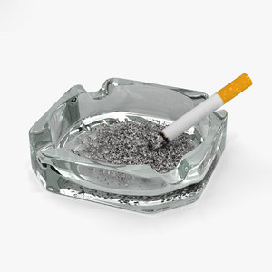 3D model ashtray ash tray
