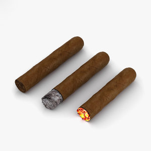 3D cigar smoke
