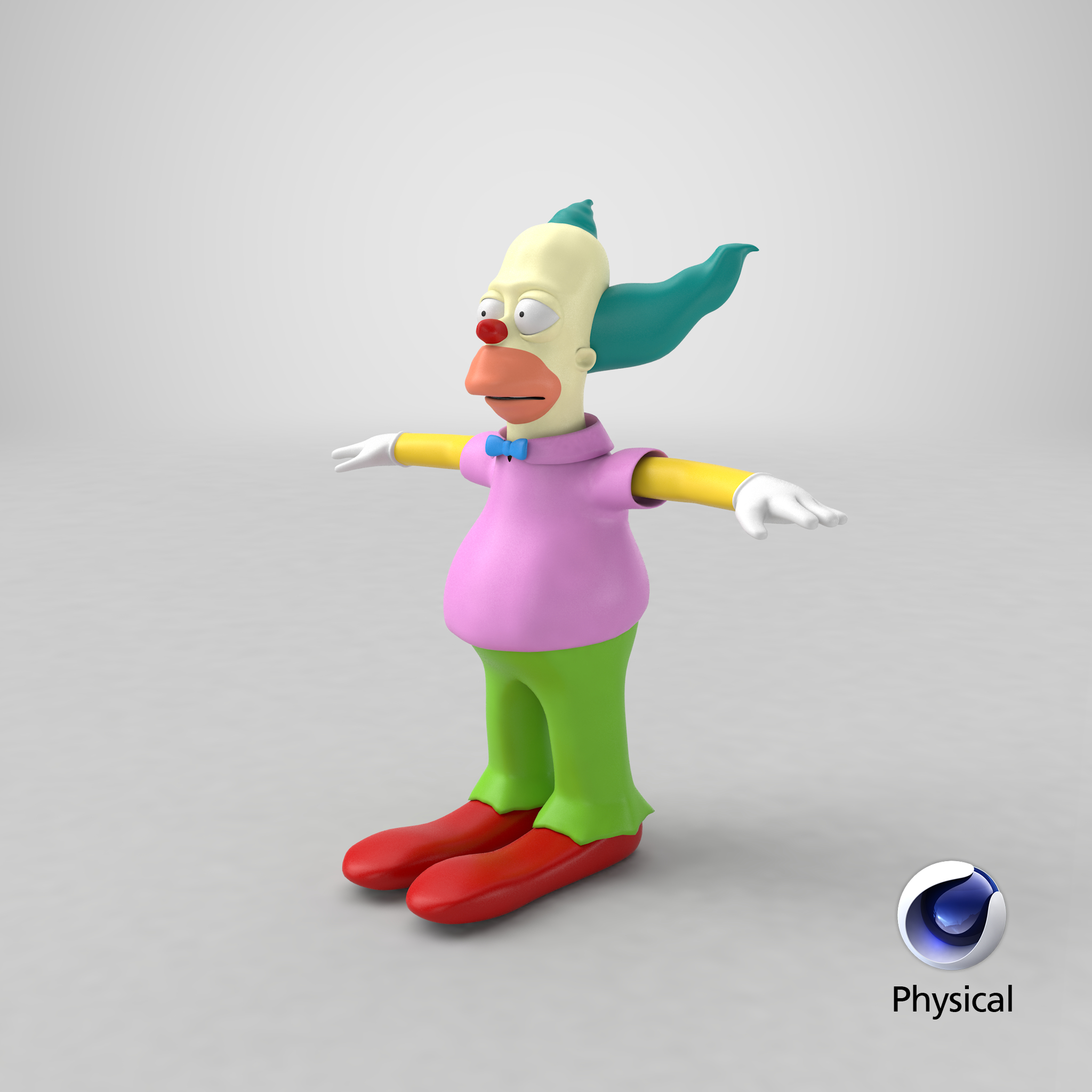 krusty the clown figure