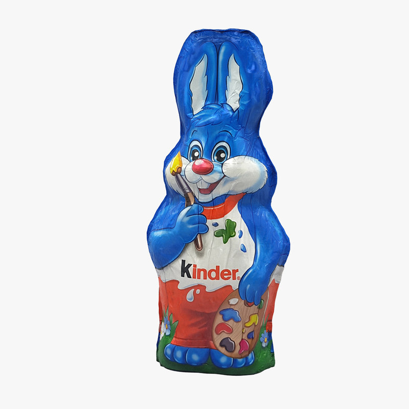 3D kinder chocolate bunny TurboSquid 1398674