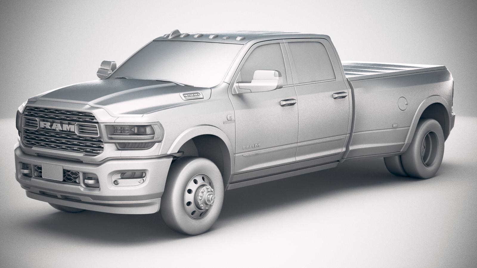 Dodge Ram 3500 HD 2019 Modelo 3D - TurboSquid 1398780