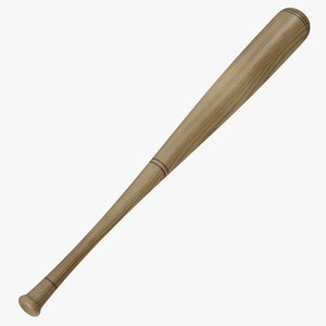 3D baseball bat model