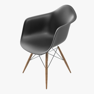 3d model pascal plastic chair