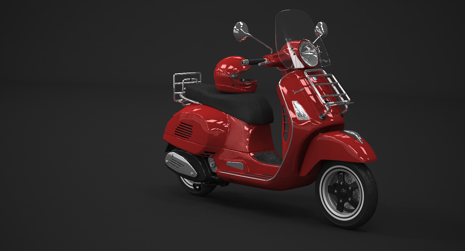 Vespa 1967 model - TurboSquid 1398898