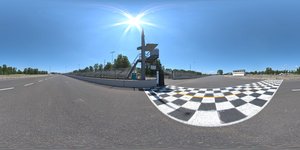 International Raceway Finishline with Matching 32 bit Backplates