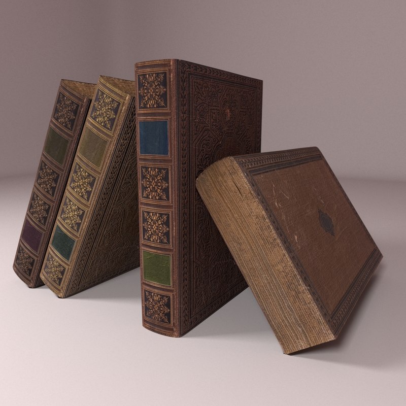 3D old book model - TurboSquid 1399048