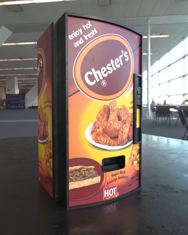 Chicken vending machine 3D model TurboSquid 1399030