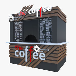 3D coffee shop