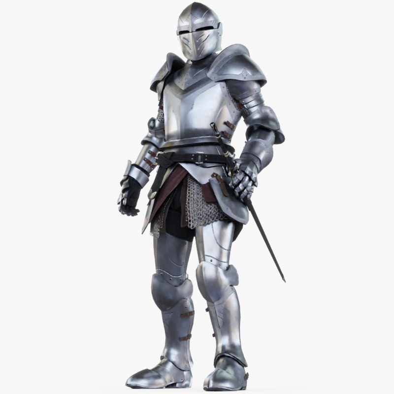 3D model knight TurboSquid 1292610