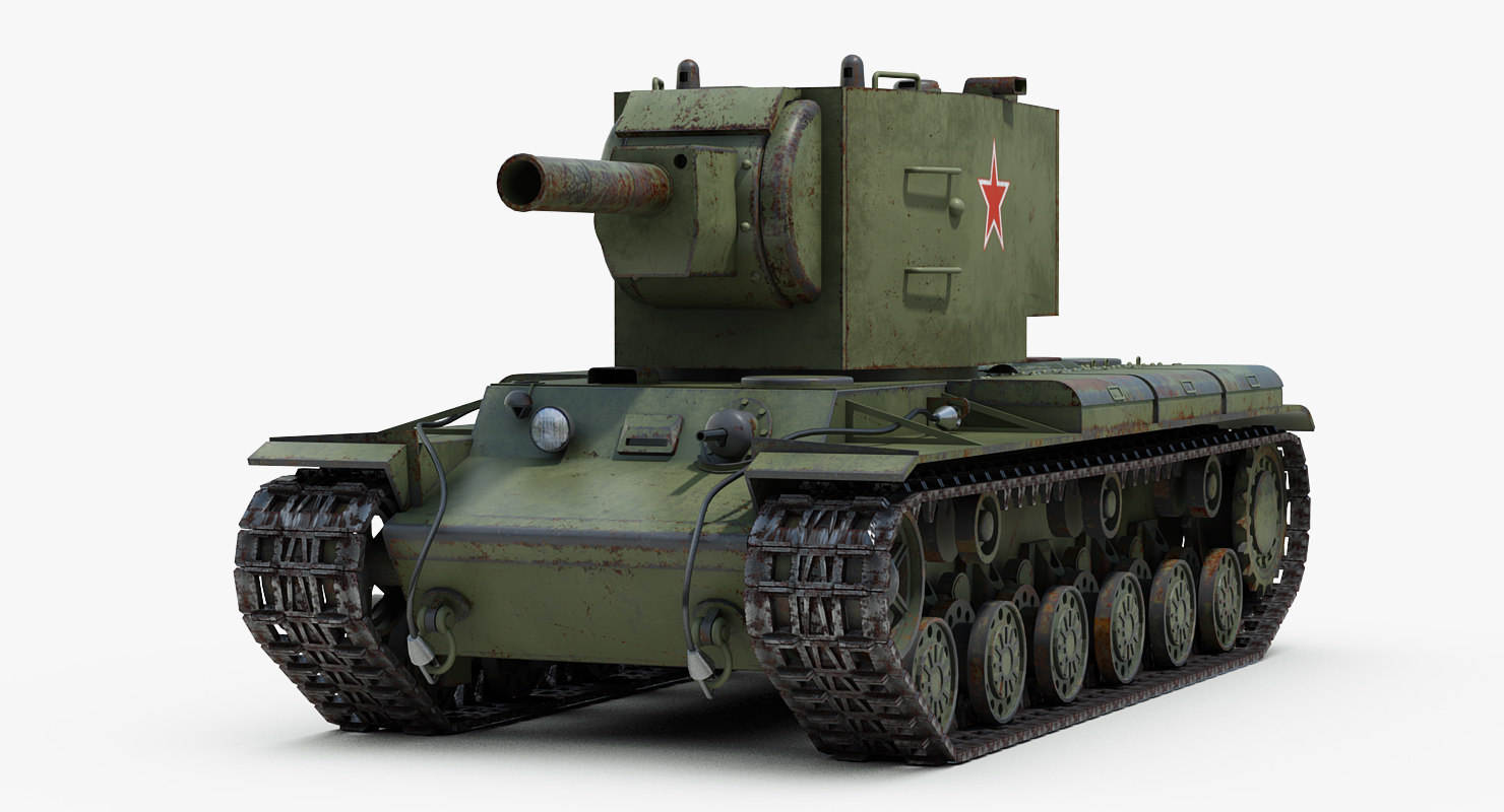 Ww2 russian tank kv2 3D TurboSquid 1399205