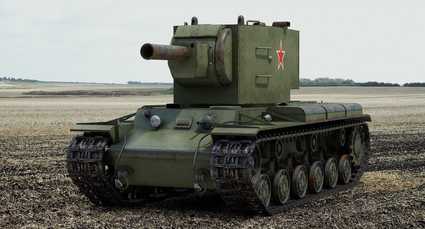 Ww2 russian tank kv2 3D - TurboSquid 1399205