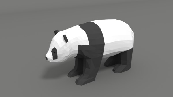 collada熊猫模型