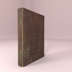 3D old book model