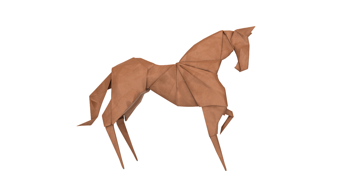 马折纸(1)3d模型