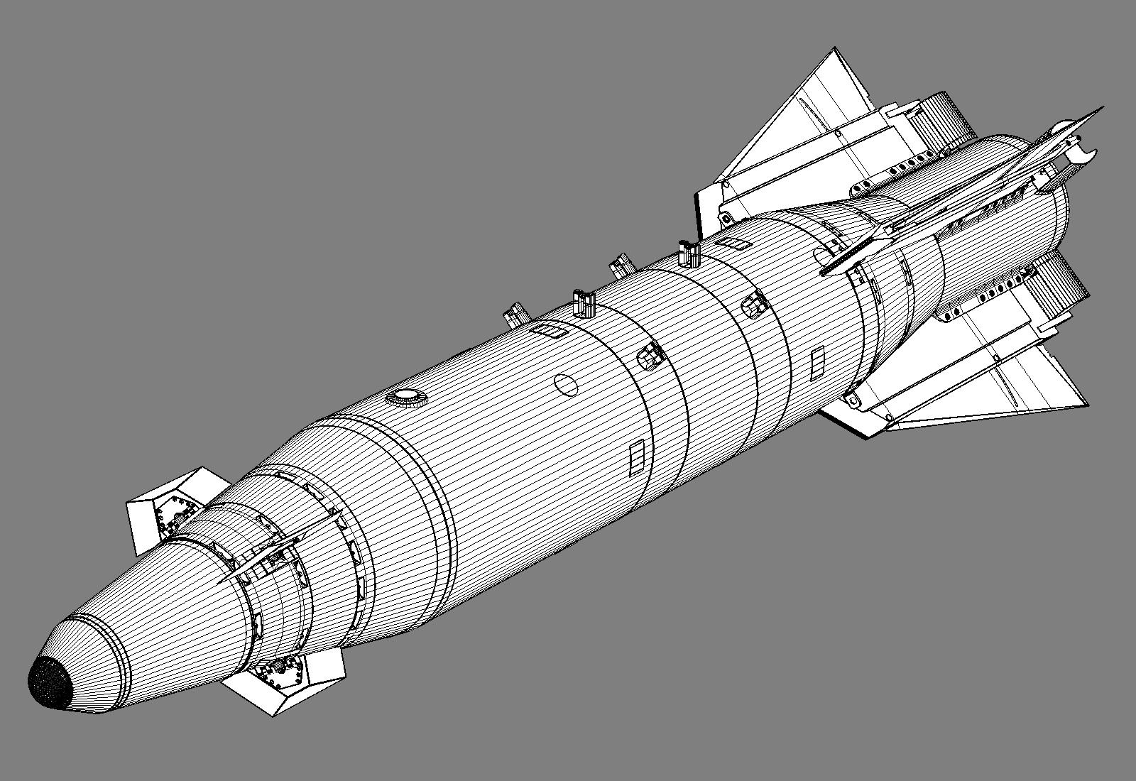 3D kab-1500lg bomb model - TurboSquid 1399661