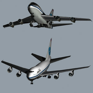 3D boeing 747 sp