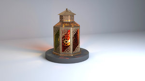 3D model ramadan lantern