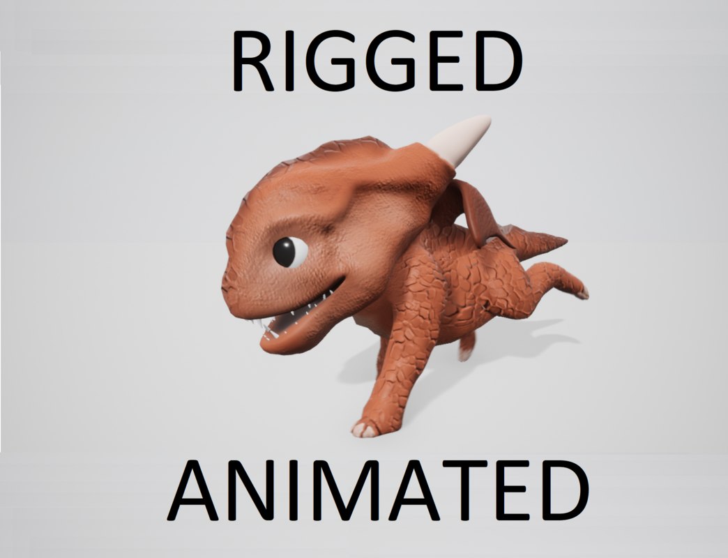 Modele 3d De Bebe Dragon Turbosquid