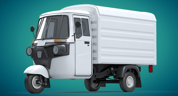 Bajaj Delivery Van Vehicle Model Turbosquid 1399928