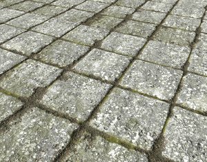 Old stone floor plates seamless PBR 1