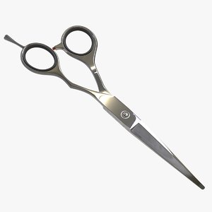 barber scissors 3D model