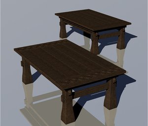 medieval tables model