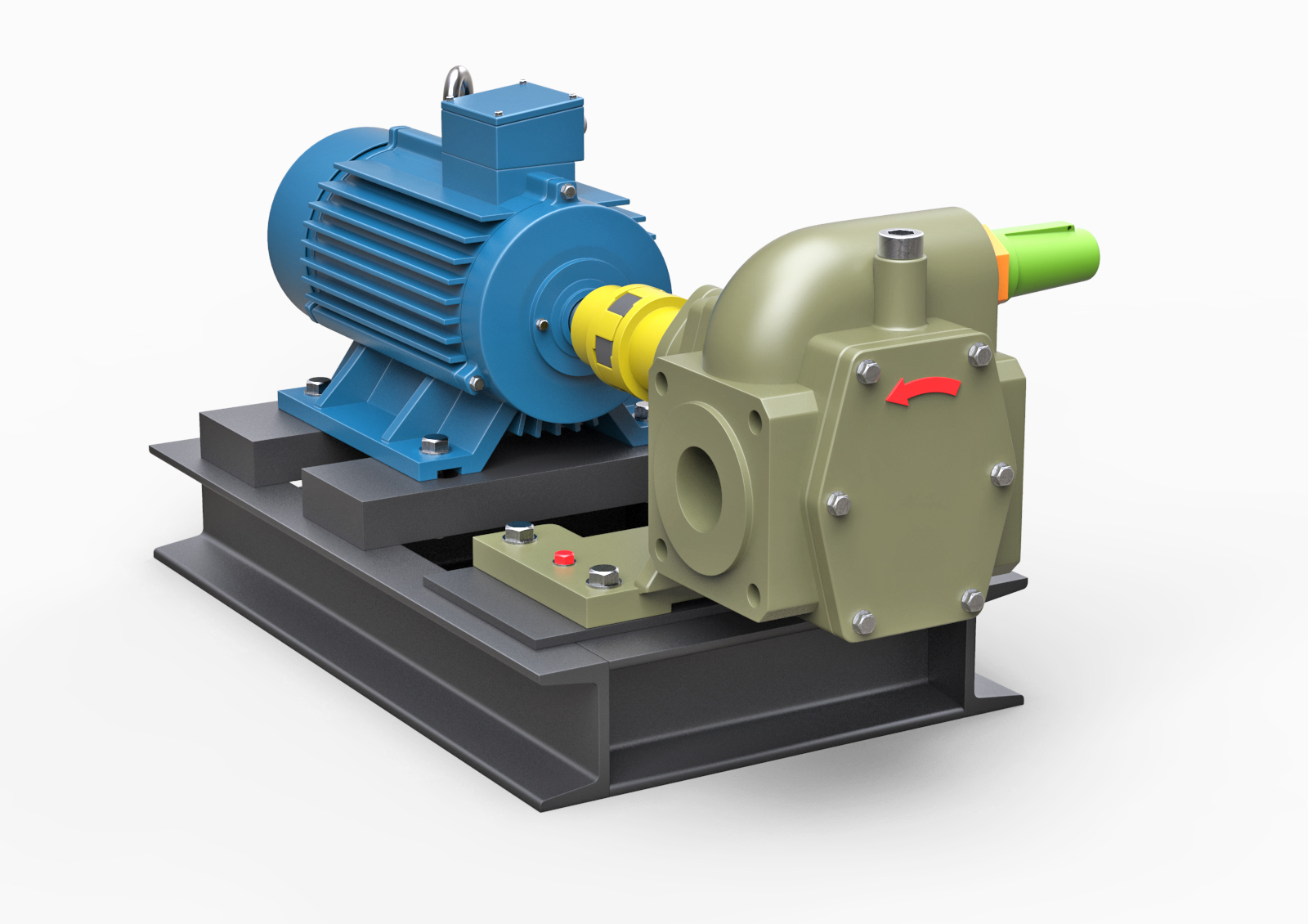 gear pump 3d model