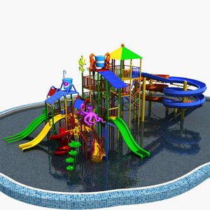 Water Park 3D Models for Download | TurboSquid