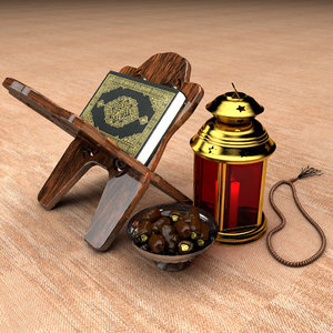 ramadan elements 3D model