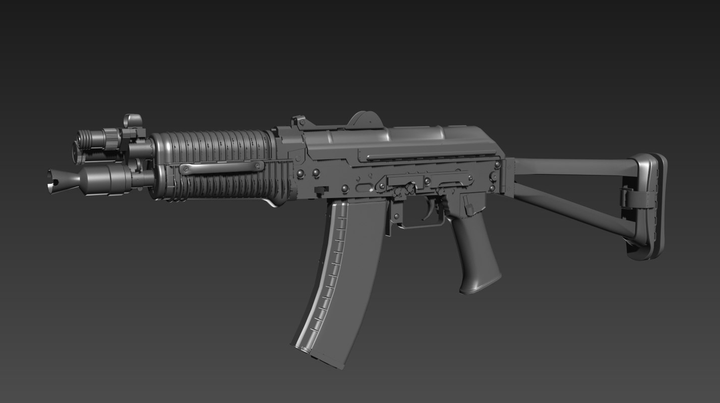 Aks 74u 3D model - TurboSquid 1400156