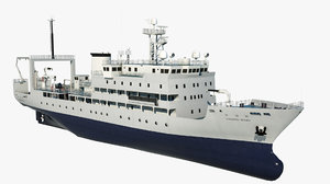 3D model fishing vessel chokyu maru