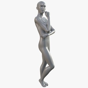 female base mesh mannequin 3D model