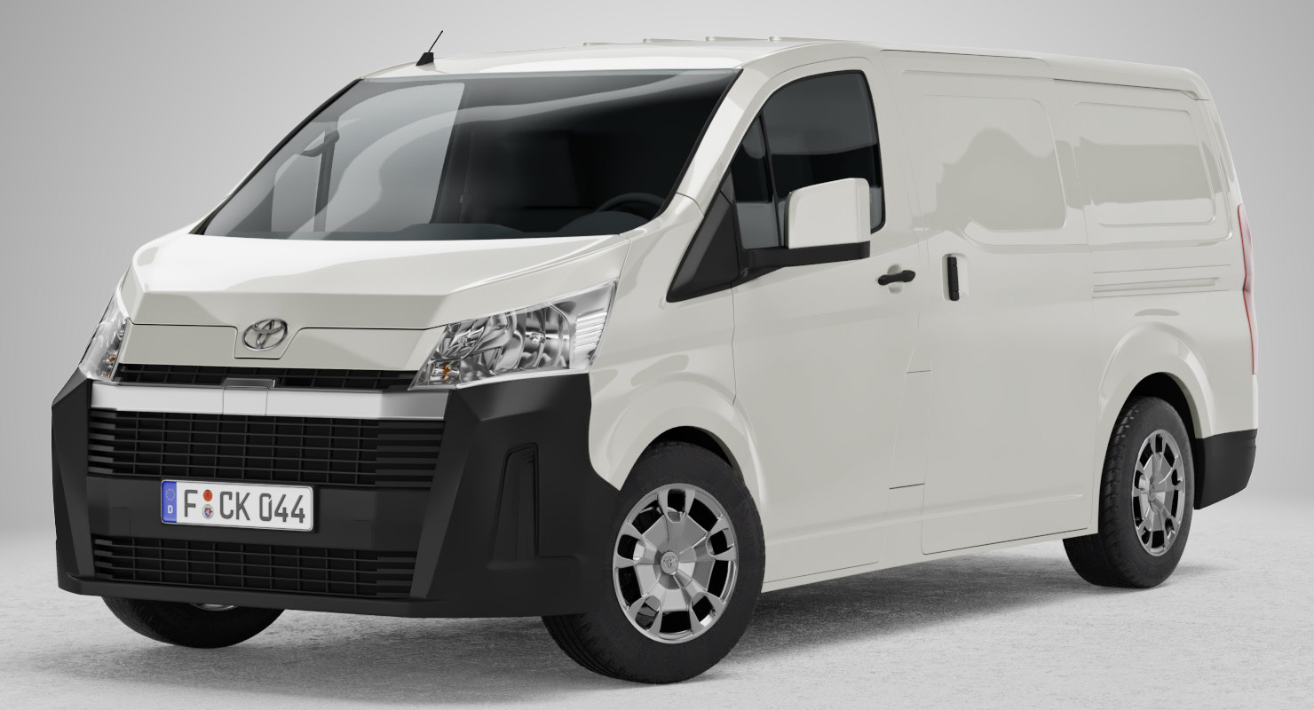 Toyota Hiace D Model TurboSquid