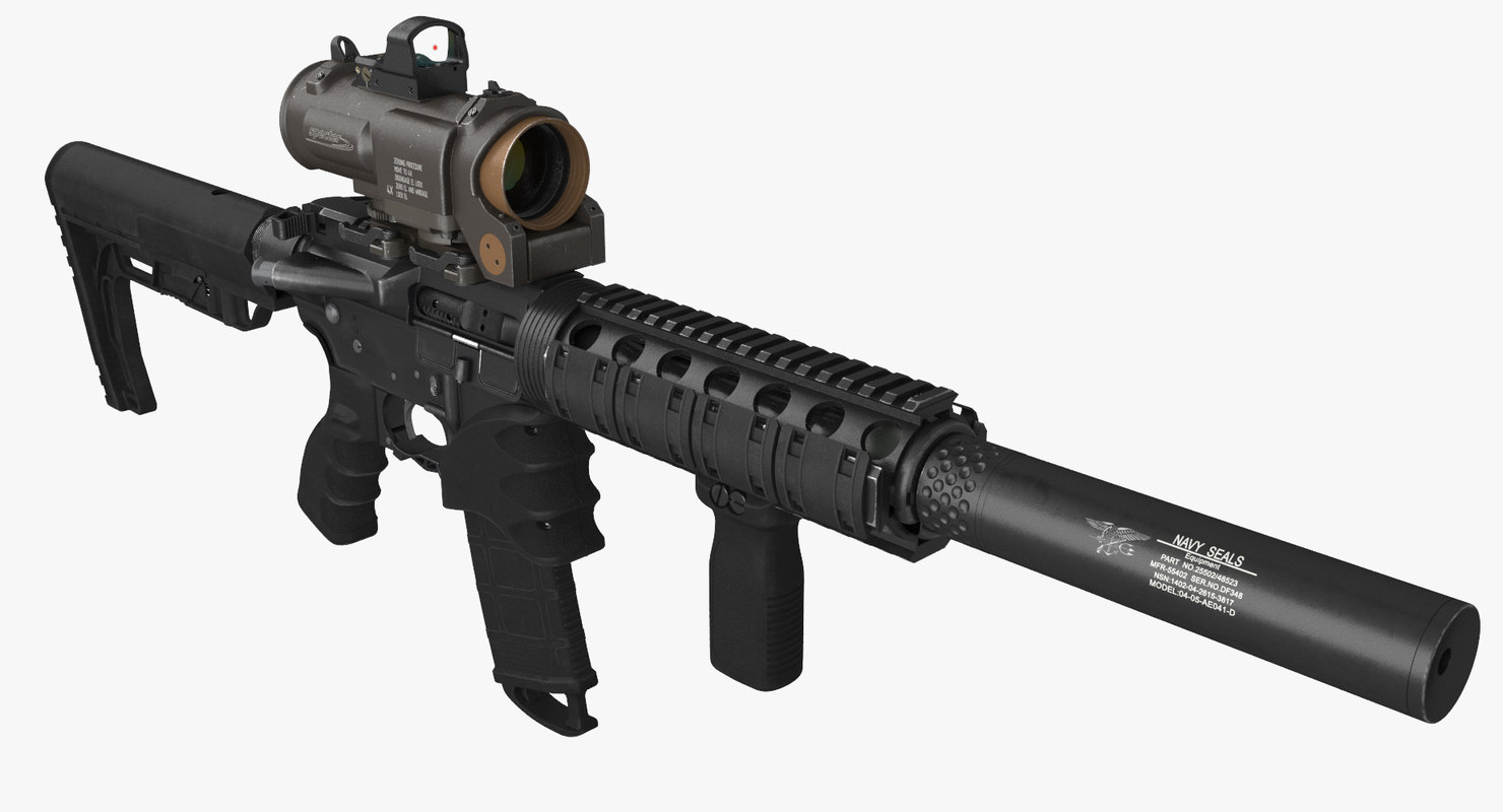 M4 Carbine 3D Model TurboSquid 1376904