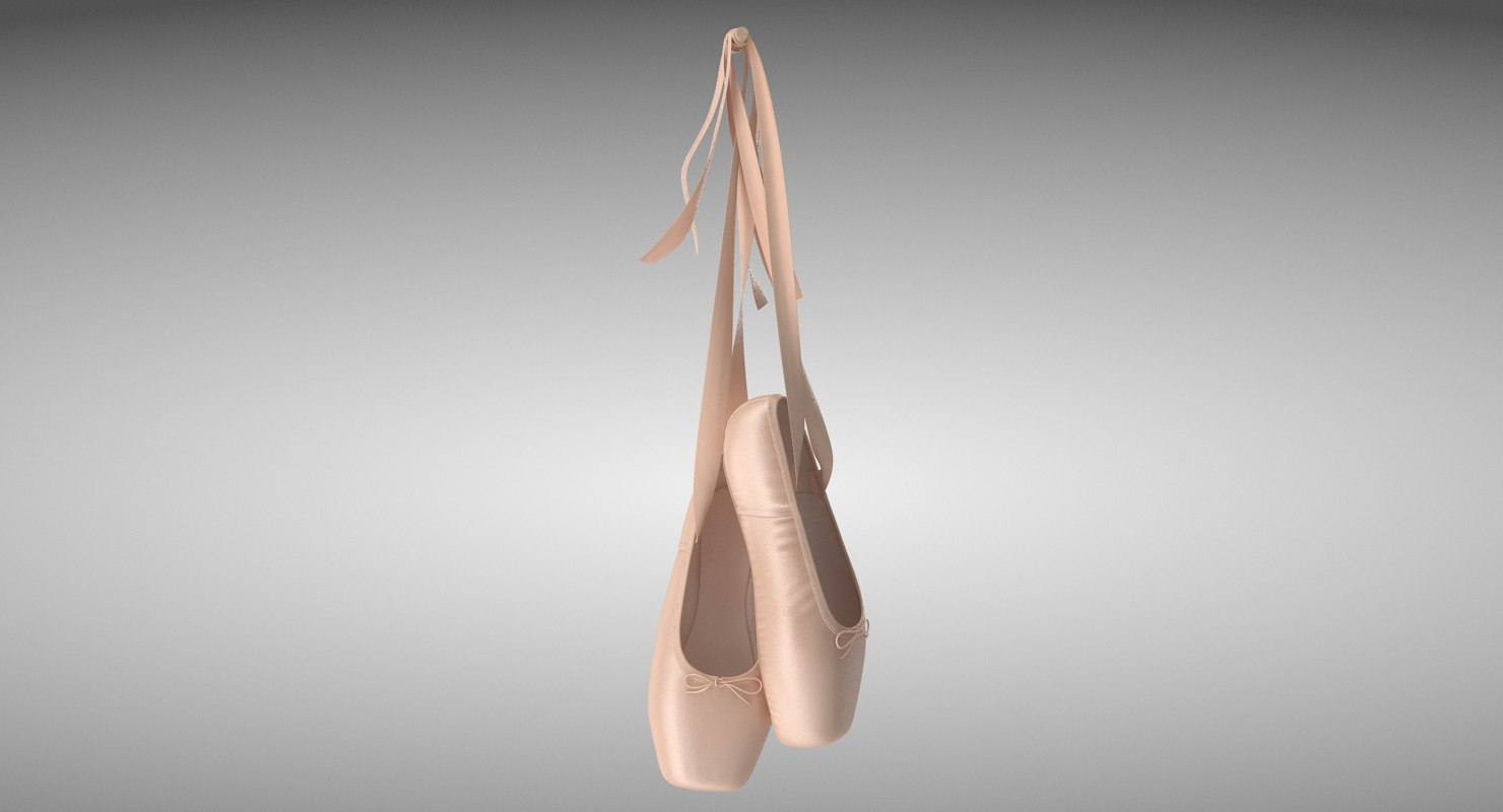 Ballet shoes 3D - TurboSquid 1400385