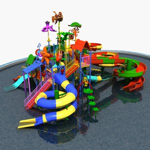 Water Park 3D Models for Download | TurboSquid