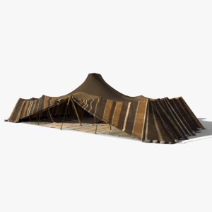 berber tent 3D model