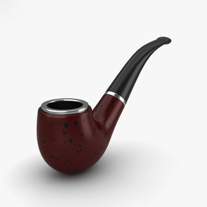 3D smoking pipe model