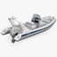 inflatable boat grand silver 3d max
