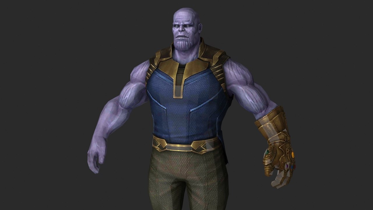 Thanos avengers infinity 3D TurboSquid 1400767