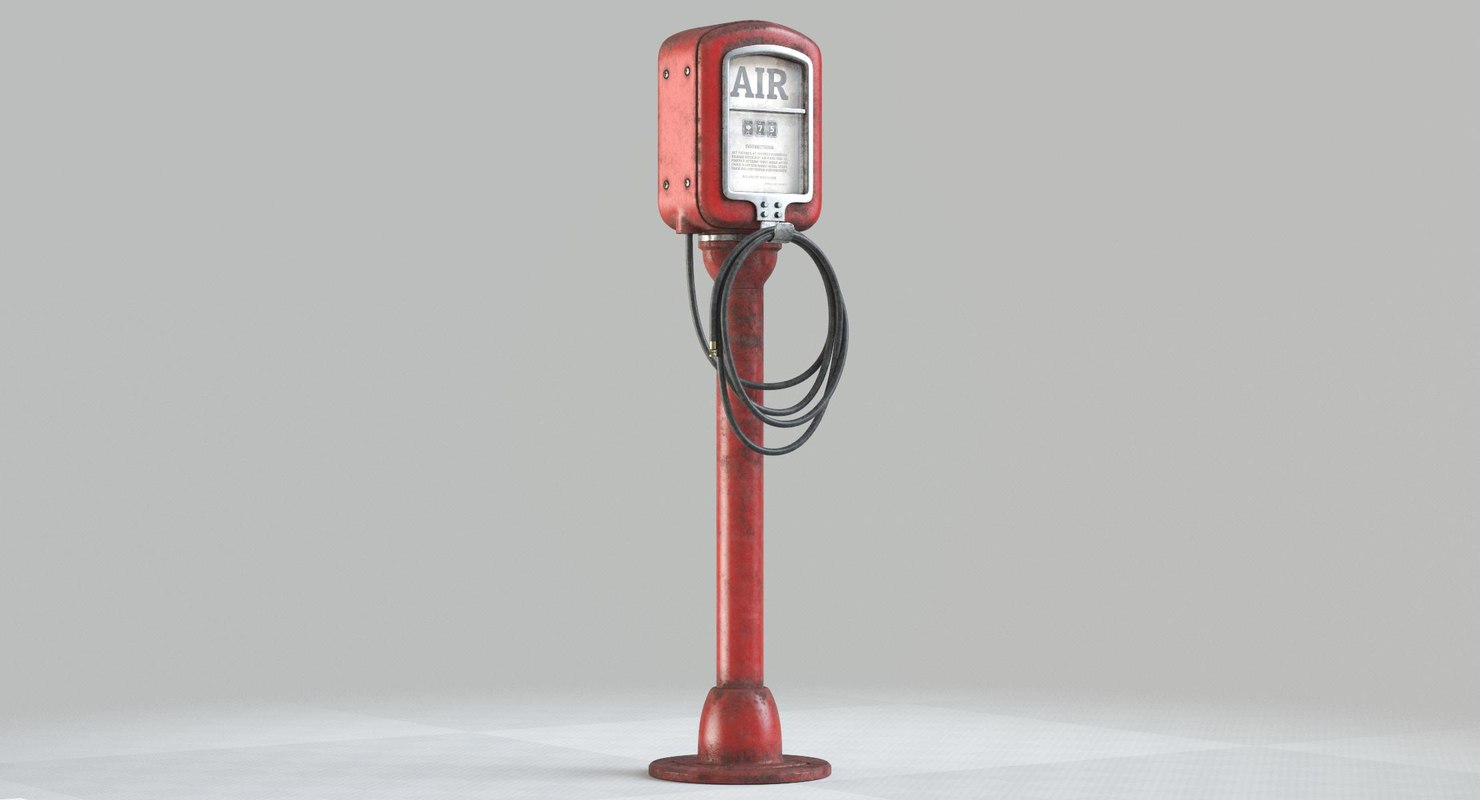 3D model vintage air pump - TurboSquid 1400804