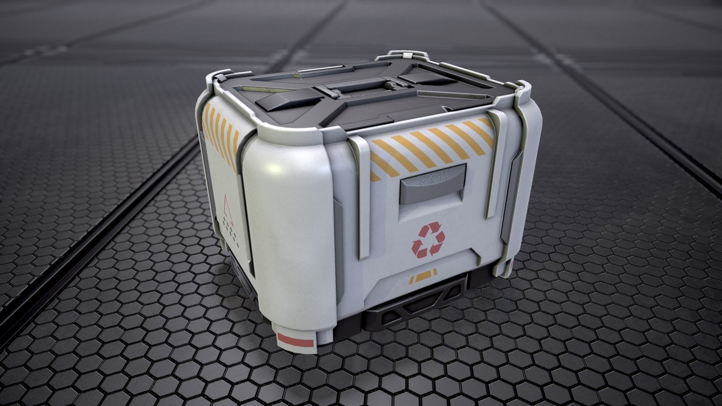 Sci-fi container 3D model - TurboSquid 1400792